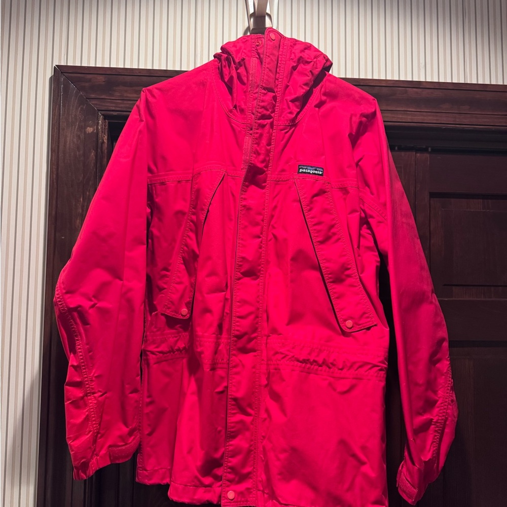 Patagonia Bright Red Outdoor Jacket - Vintage